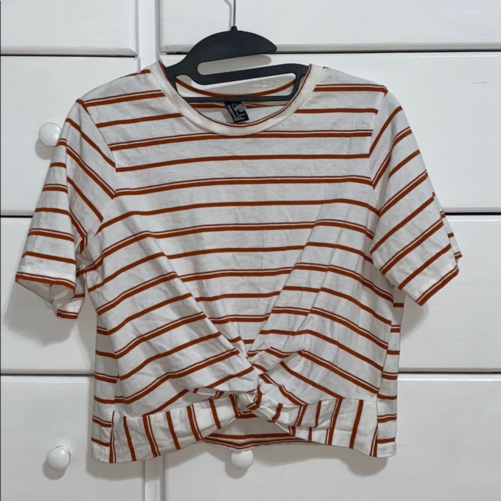 striped forever 21 tshirt